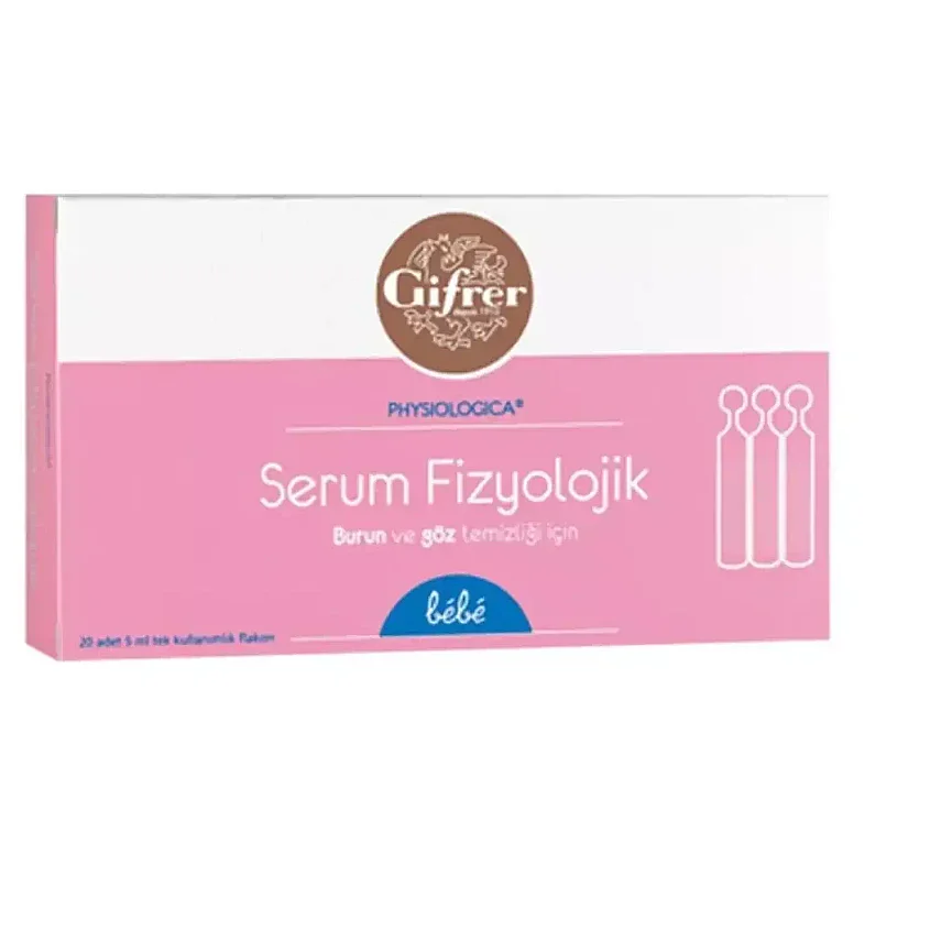 Gifrer Serum Fizyolojik 5 ml X 20 Flakon x2 Adet - 2