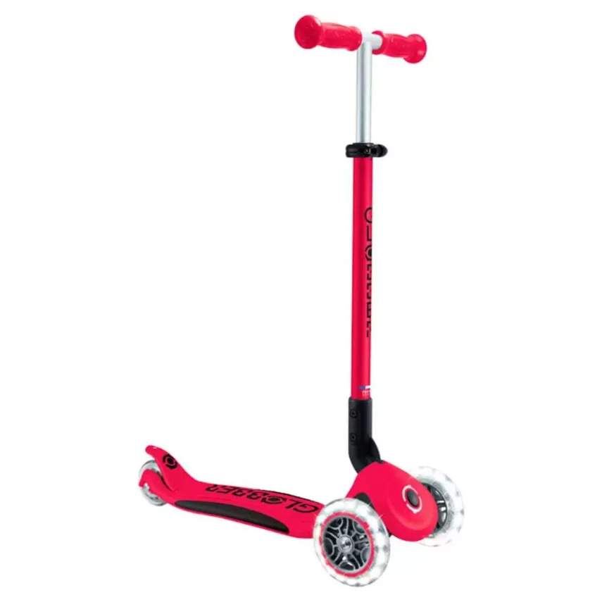 Globber Elite Deluxe Işıklı Scooter Kırmızı - 1