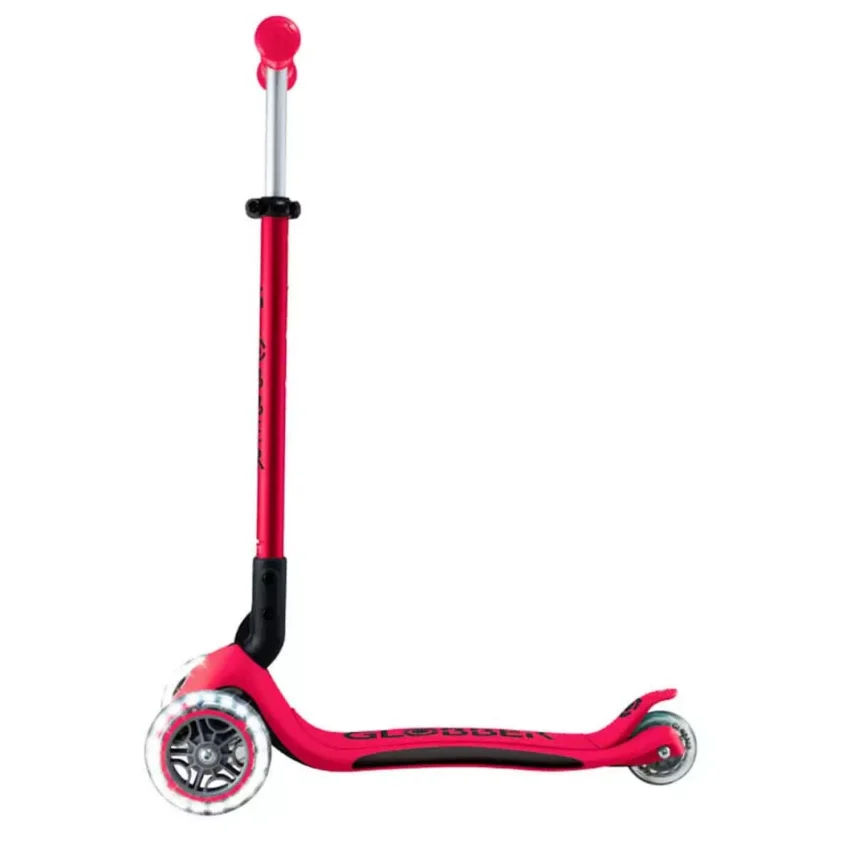 Globber Elite Deluxe Işıklı Scooter Kırmızı - 4