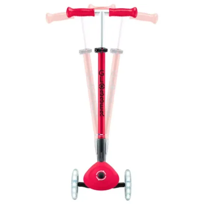 Globber Elite Deluxe Işıklı Scooter Kırmızı - 6