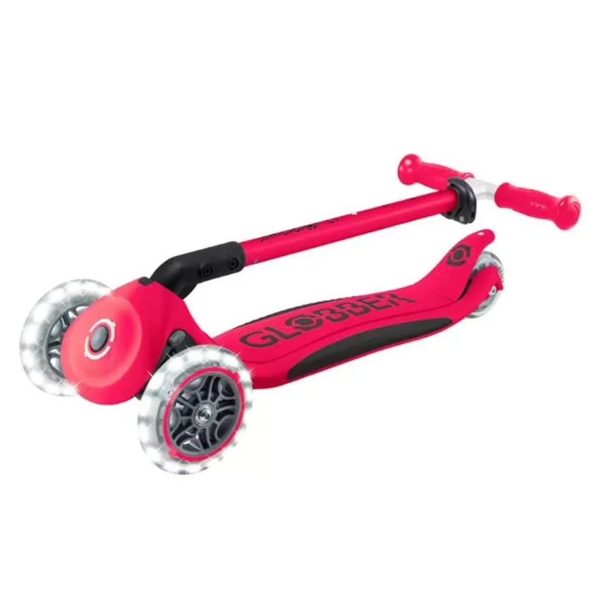 Globber Elite Deluxe Işıklı Scooter Kırmızı - 8