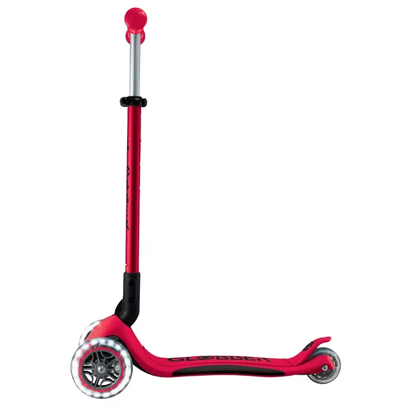 Globber Elite Deluxe Işıklı Scooter Kırmızı GLB-439-602 - 4