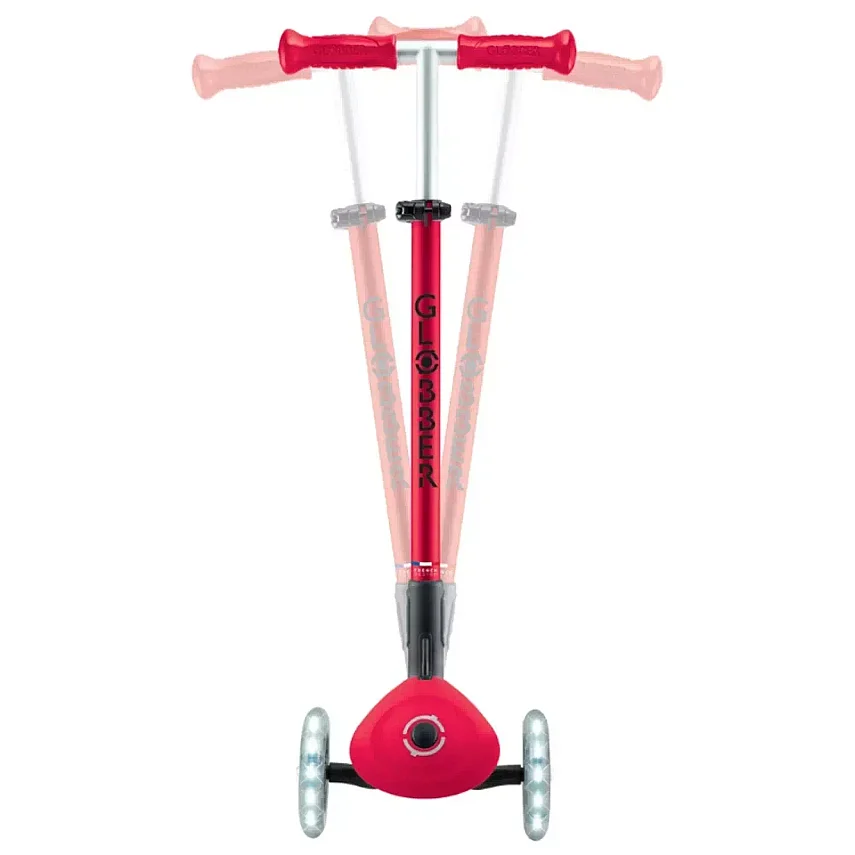 Globber Elite Deluxe Işıklı Scooter Kırmızı GLB-439-602 - 6