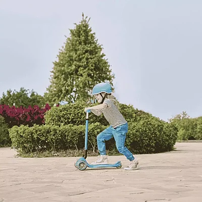 Globber Elite Deluxe Işıklı Scooter Koyu Mint - 9