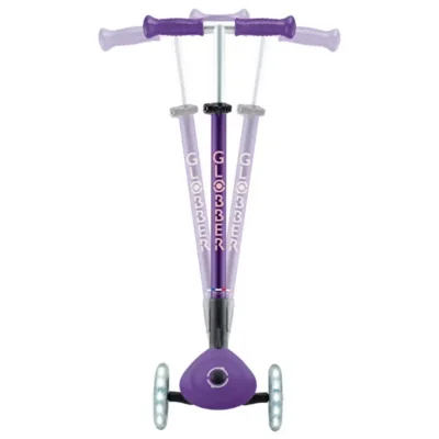 Globber Elite Deluxe Işıklı Scooter Koyu Mor - 5