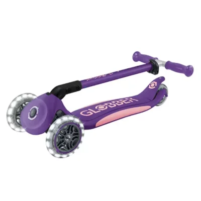 Globber Elite Deluxe Işıklı Scooter Koyu Mor - 8