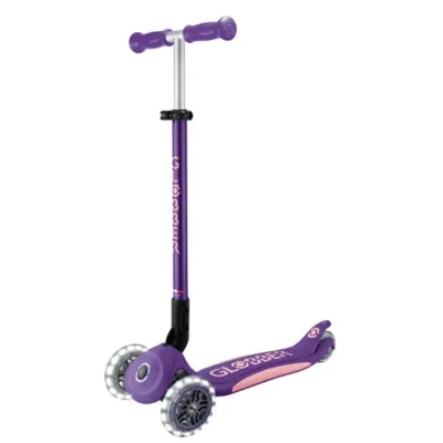 Globber Elite Deluxe Işıklı Scooter Koyu Mor - 2
