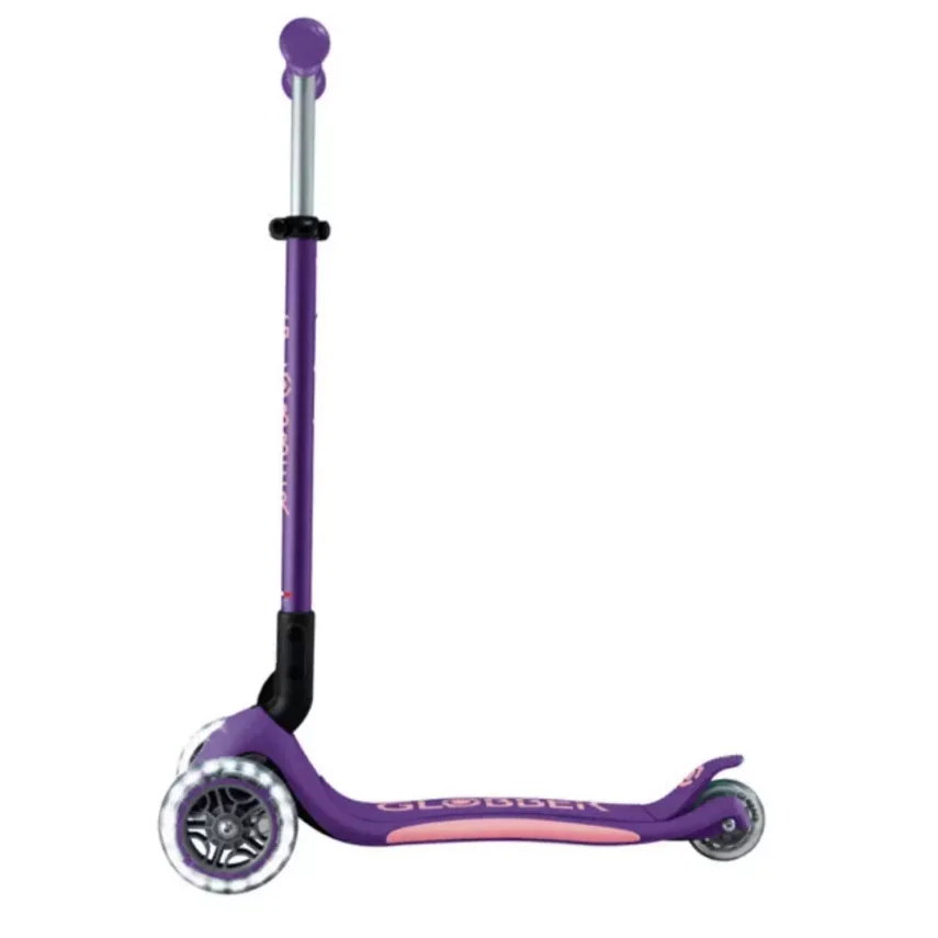 Globber Elite Deluxe Işıklı Scooter Koyu Mor - 3