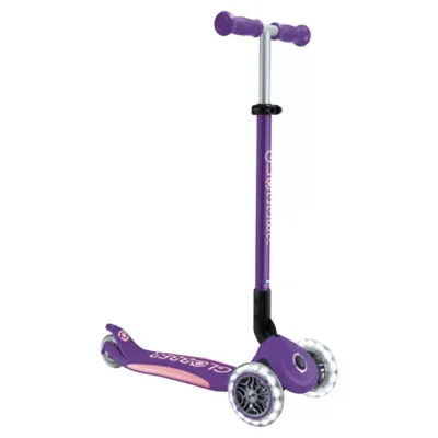 Globber Elite Deluxe Işıklı Scooter Koyu Mor - 1