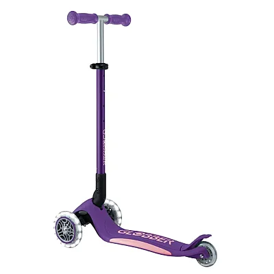Globber Elite Deluxe Işıklı Scooter Koyu Mor - 3