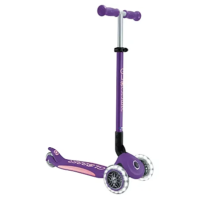 Globber Elite Deluxe Işıklı Scooter Koyu Mor - 4