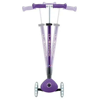 Globber Elite Deluxe Işıklı Scooter Koyu Mor - 5