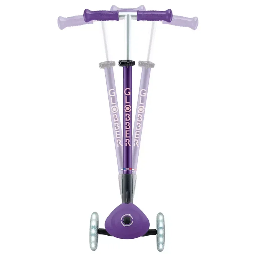 Globber Elite Deluxe Işıklı Scooter Koyu Mor - 5