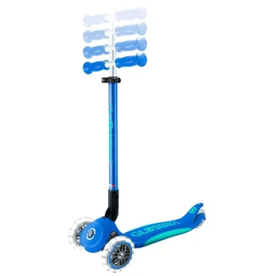 Globber Elite Deluxe Işıklı Scooter Lacivert - 6