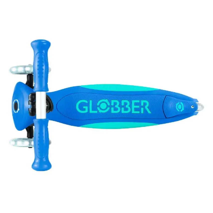 Globber Elite Deluxe Işıklı Scooter Lacivert - 7