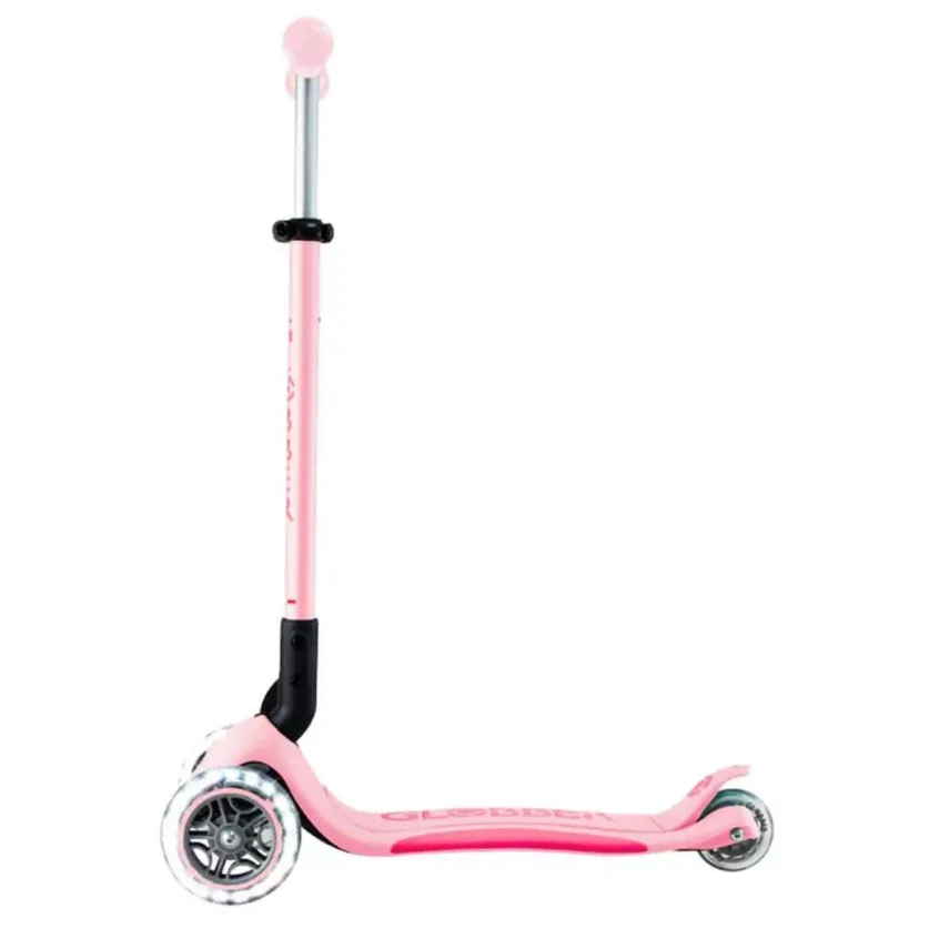 Globber Elite Deluxe Işıklı Scooter Pastel Pembe - 3