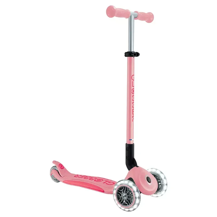 Globber Elite Deluxe Işıklı Scooter Pastel Pembe - 1