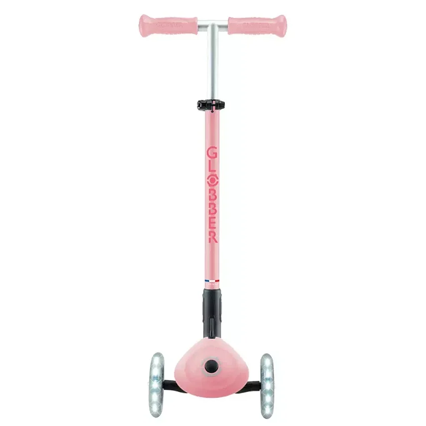 Globber Elite Deluxe Işıklı Scooter Pastel Pembe - 5