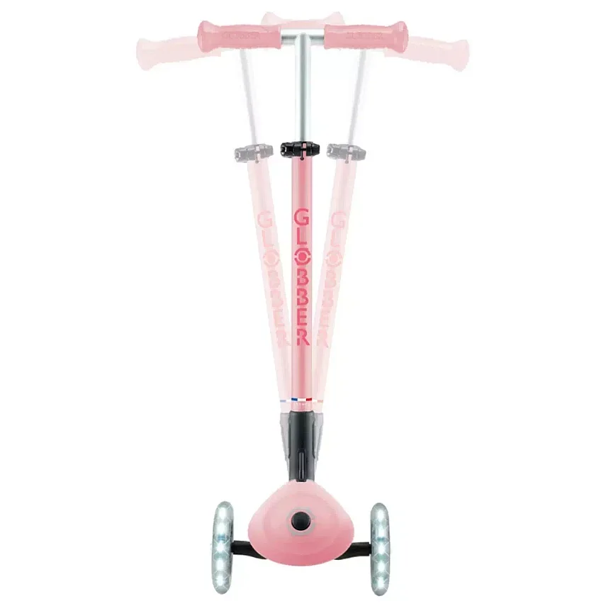 Globber Elite Deluxe Işıklı Scooter Pastel Pembe - 6