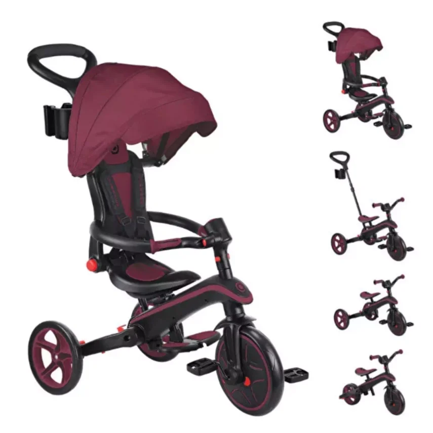 Globber Explorer 4in1 Katlanabilir Bisiklet Bordo - 6