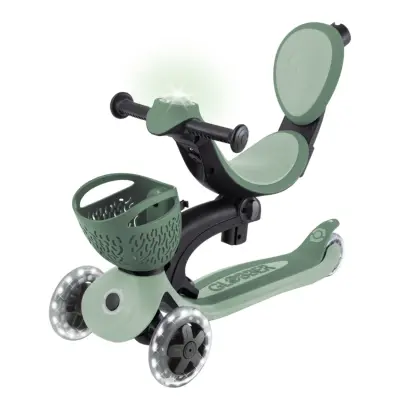 Globber Go Up Baby 360 Derece Manevra Kabiliyetli Işıklı Scooter - Koyu Mint - 9