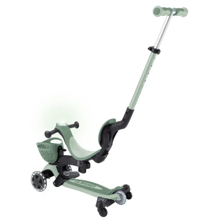 Globber Go Up Baby 360 Derece Manevra Kabiliyetli Işıklı Scooter - Koyu Mint - 8