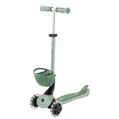 Globber Go Up Baby 360 Derece Manevra Kabiliyetli Işıklı Scooter - Koyu Mint - 4