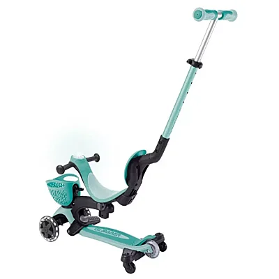 Globber Go Up Baby 360 Derece Manevra Kabiliyetli Işıklı Scooter - Koyu Mint - 4