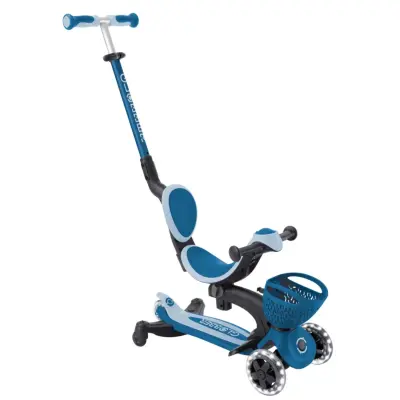 Globber Go Up Baby 360 Derece Manevra Kabiliyetli Işıklı Scooter - Pastel Mavi - 7