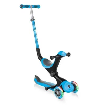 Globber Go Up Deluxe Işıklı Scooter Mavi 