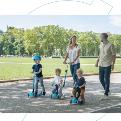 Globber Go Up Deluxe Işıklı Scooter Yeşil - 2