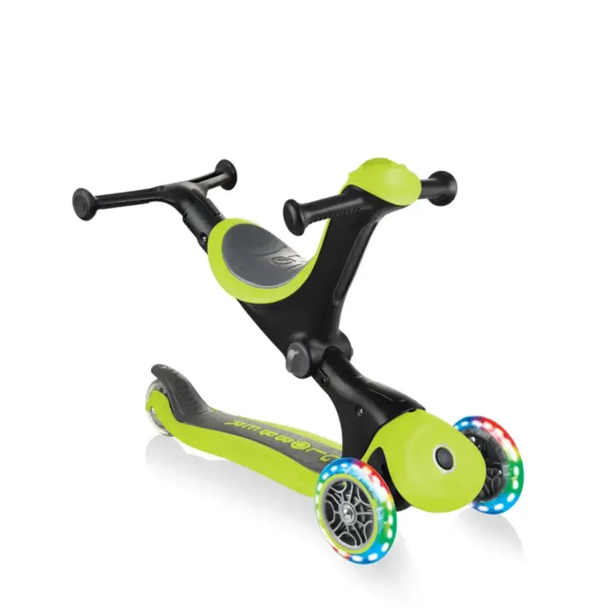 Globber Go Up Deluxe Işıklı Scooter Yeşil - 7