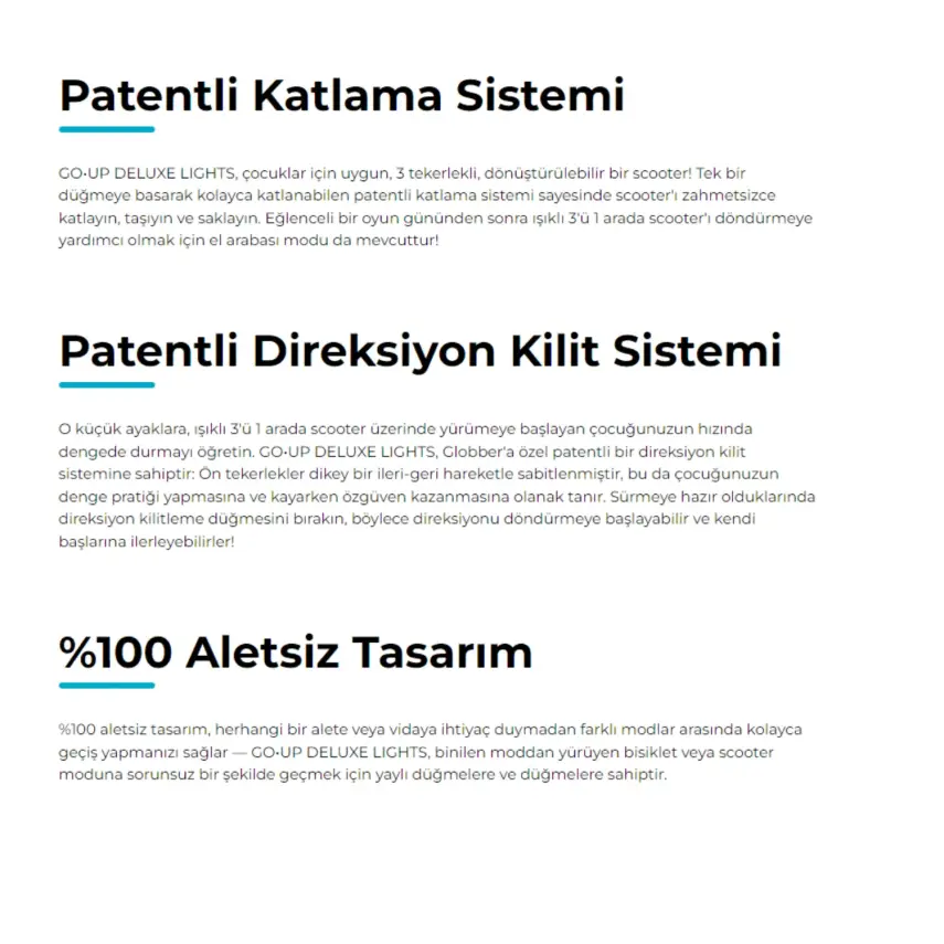 Globber Go Up Deluxe Işıklı Scooter Yeşil - 4