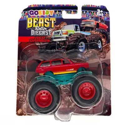 Gokidy Beast Roller Diecast-Red Dragon (1)