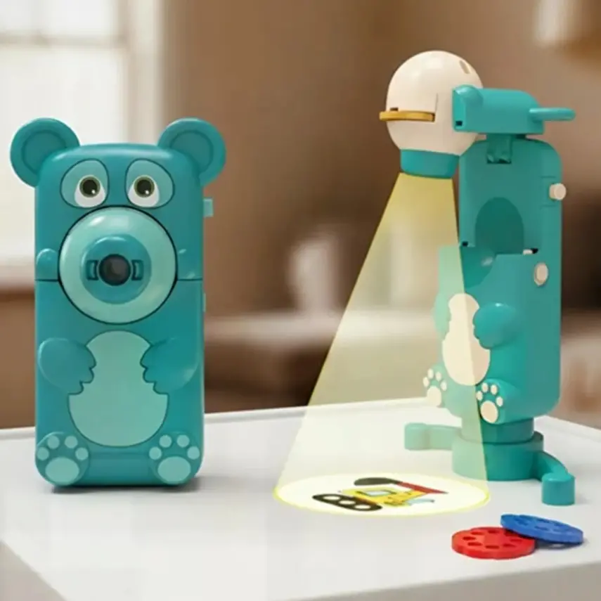 Gokidy Eğitici Projeksiyonlu Çizim Oyuncağı | 6 Renkli Slayt Diskli - 1