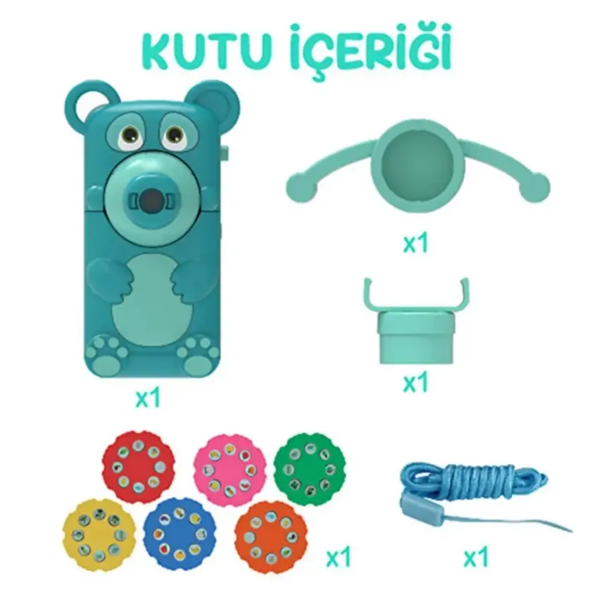 Gokidy Eğitici Projeksiyonlu Çizim Oyuncağı | 6 Renkli Slayt Diskli - 4