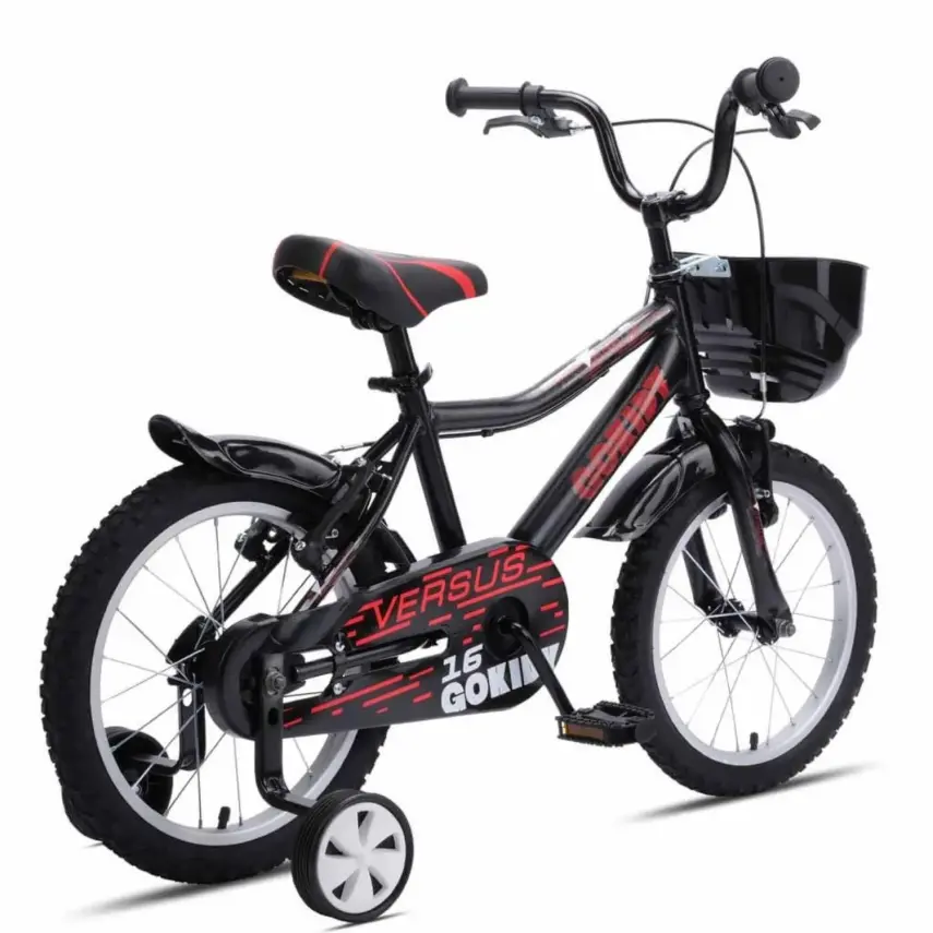 Gokidy Versus 16 Jant Siyah - Kırmızı Bisiklet - 5