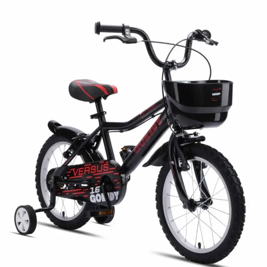 Gokidy Versus 16 Jant Siyah - Kırmızı Bisiklet - 1