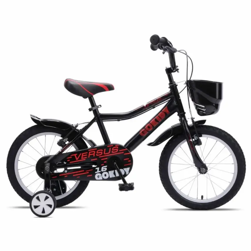 Gokidy Versus 16 Jant Siyah - Kırmızı Bisiklet - 2