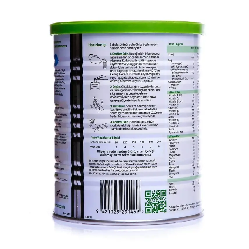 Golden Goat 1 Keçi Bebek Sütü 400 gr - 3