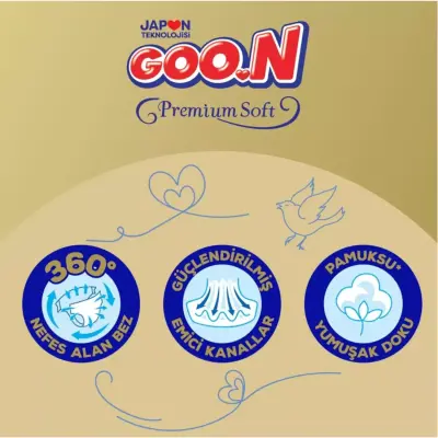 Goon Premium Külot Bebek Bezi 4 Beden 9-14 Kg 42li Jumbo Paket - 6