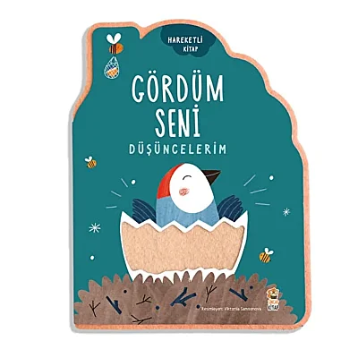 Gördüm Seni Düşüncelerim Keçeli Haraketli Kitap