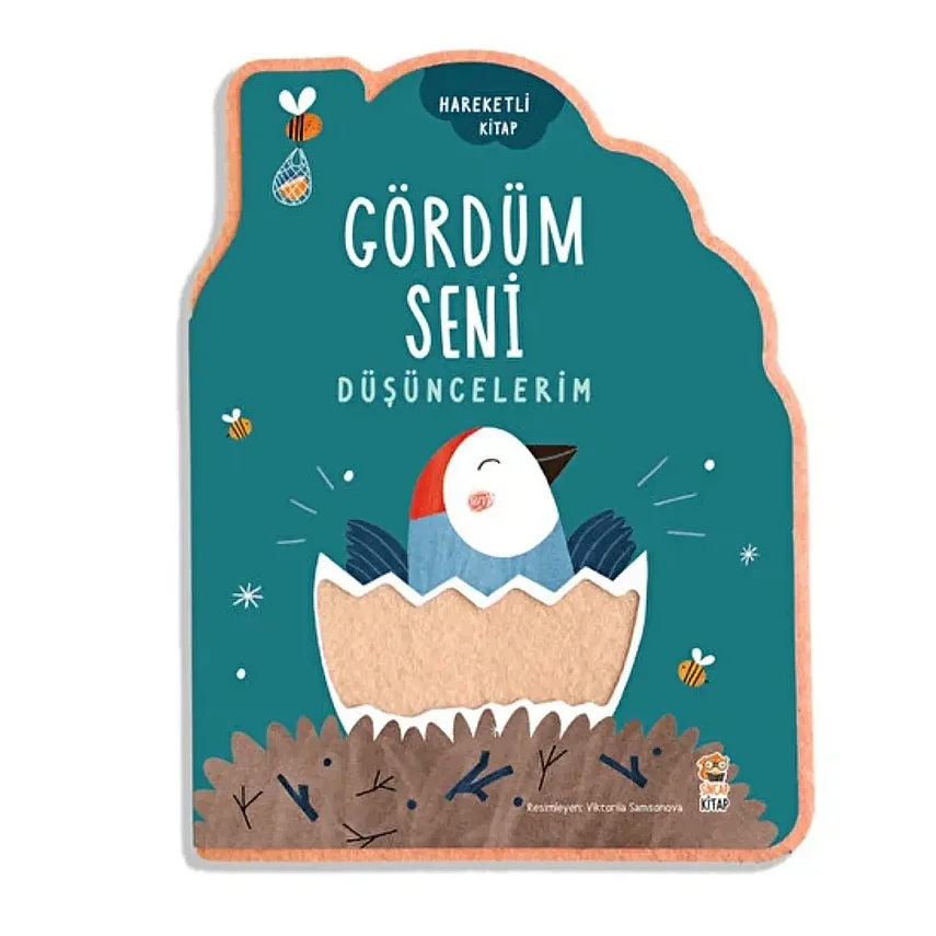 Gördüm Seni Düşüncelerim Keçeli Haraketli Kitap - 1
