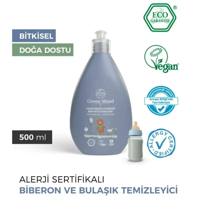 Green Mood Biberon ve Bulaşık Temizleyici 500 ml - 5