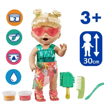 Hasbro Baby Alive Bebeğimle Yaz Eğlencesi Sarışın - 5