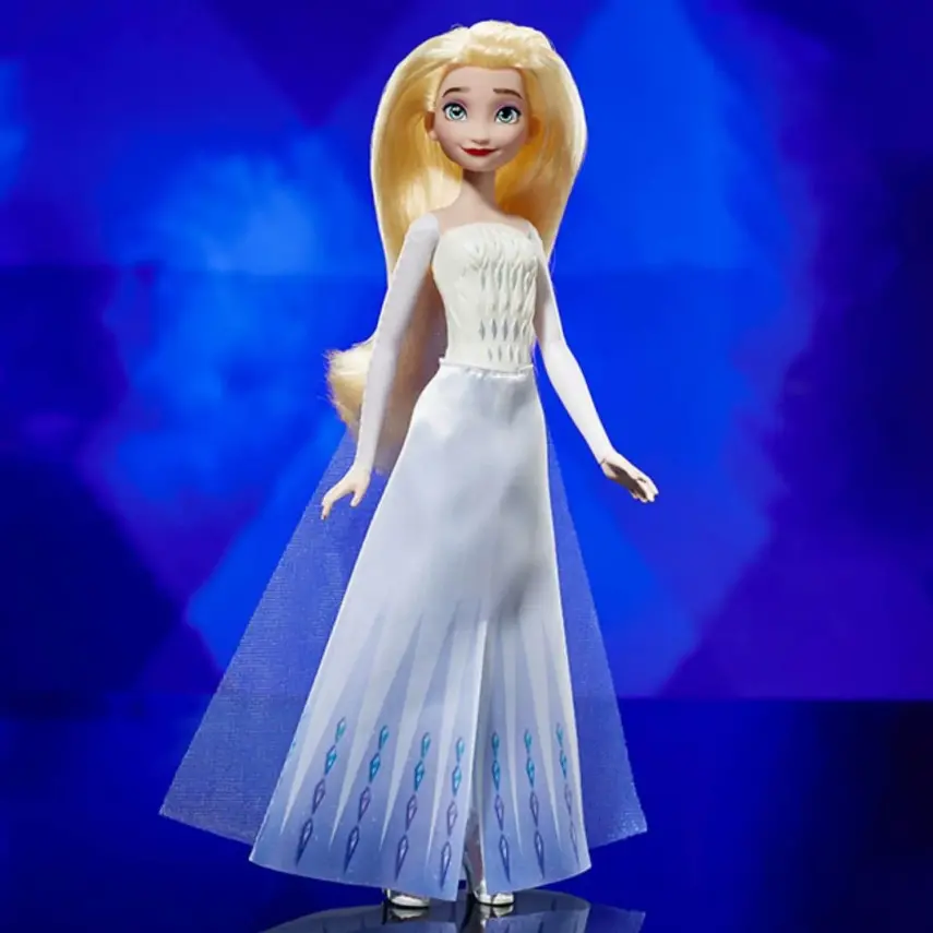 Hasbro Disney Kraliçesi Elsa Pırıltılı Moda Bebek - 3