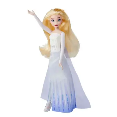Hasbro Disney Kraliçesi Elsa Pırıltılı Moda Bebek - 4