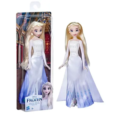 Hasbro Disney Kraliçesi Elsa Pırıltılı Moda Bebek (1)
