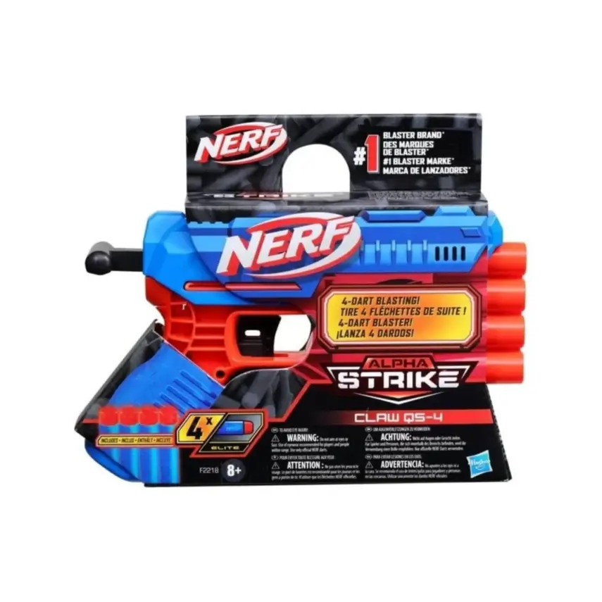Hasbro Nerf Alpha Strike Claw QS-4 Blaster - 1