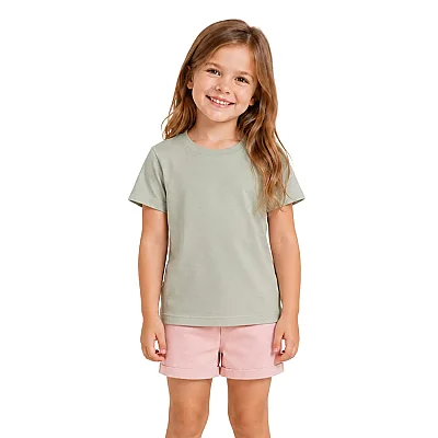 H&C Unisex T-Shirt Adaçayı Yeşili 